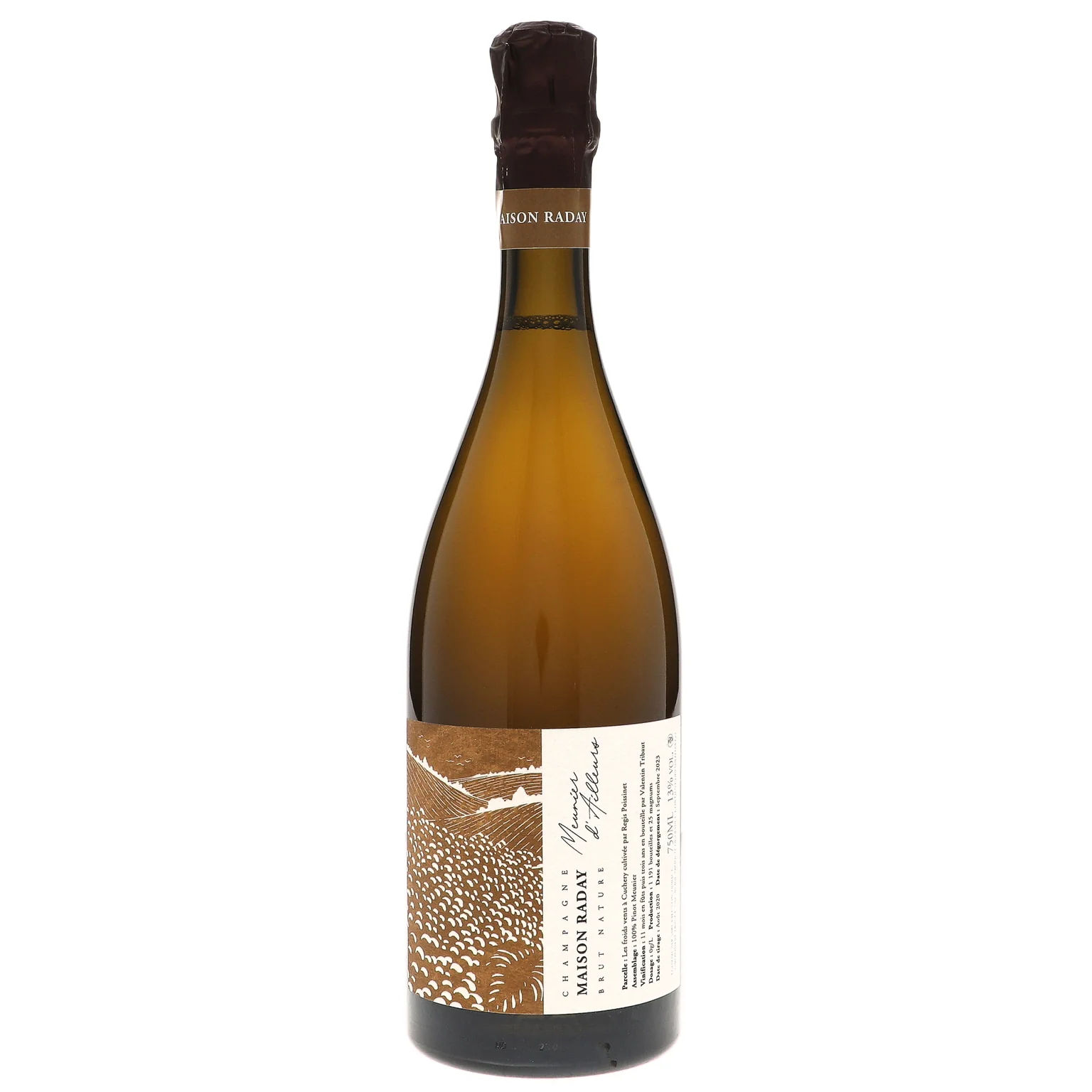 NV Maison Raday, Meunier d'Ailleurs, Champagne {2019 Base}